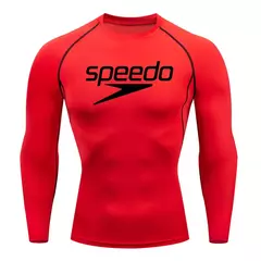 Camiseta apertada de manga curta para homens, Rash Guard, Tee Mergulho, Swimwear - Wolf Magazine
