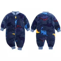 Macacão de flanela macia para bebê recém-nascido, jaqueta infantil para meninas e meninos, macacão de bebê, roupas de primavera e inverno, 0-18 meses - loja online