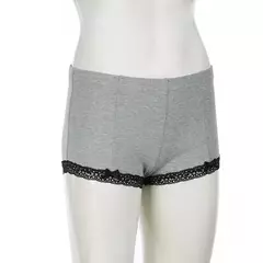 BIKPIIK-Mini shorts de malha feminina, cuecas com elástico na cintura, fundo magro, roupa casual, loungewear, tendência do verão na internet