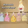 Suprimentos de limpeza de pássaros papagaio fralda terno de vôo fralda roupas periquito calopsitas pombos médio grande pássaro acessórios para animais de estimação