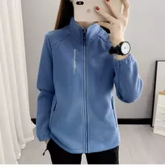 Casacos de lã tamanho grande para mulheres, cardigã quente, roupas esportivas casuais ao ar livre, caminhadas, jogging, ioga, jaquetas femininas, inverno, primavera - comprar online