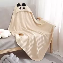 Toalha de banho de algodão infantil Robe de bebê Hoodies de desenhos animados Manto para meninos e meninas Cobertor de banho absorvente Cobertor de banho infantil na internet