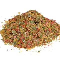 Comida Peixes Ornamentais Tropicais, Peixes Pequenos, Goldfish Feed, Nutritivo, Folha De 3 Cores, Produtos De Peixe, Acessórios De Aquário, 100g - loja online