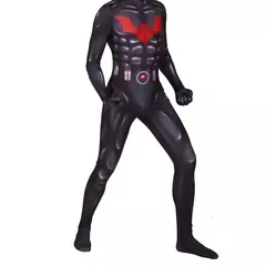 Bat Man Beyond Cosplay Traje para adultos e crianças, Spandex impresso em 3D, super-herói Zentai Bodysuit Macacão Halloween