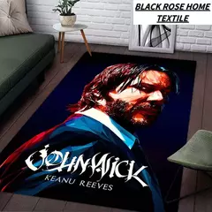 Filme John Wick Tapete antiderrapante, arte da moda, cinema, sala de estar, sof? - loja online