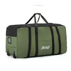 Unisex Rodas Saco De Viagem, Universal Dobrável Sacos de Bagagem com Rodas, Grande Capacidade, Porta-bagagens impermeável, Bolsa