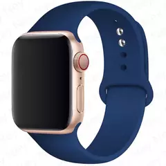 Pulseira de Silicone para Apple Watch, Pulseira Esportiva, iWatch Series 8, 7, 6 na internet