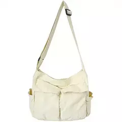 Mulheres Vintage Handbag Canvas Adolescente Ombro Tote Bags Messenger Bags Senhoras Casual Bolsa Crossbody Purse na internet