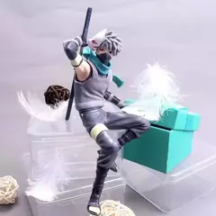 19cm quente dos desenhos animados naruto anime figura hatake kakashi figura de ação escuro ninja kakashi estatueta pvc coleção modelo boneca brinquedos