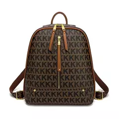 Mochila de couro urbano para mulheres, impressão estética, palavra Bagpack, sacos de viagem bonitos, moda de luxo, menina sacos, designer - comprar online