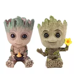 Imagem do Desenhos animados Groot Figurines para Decoração de Casa, Modelo Miniatura, Desktop Display, Artesanato, Árvore Homem Ornamento, Decoração Do Escritório, 5cm