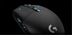 Logitech-g304 mouse gamer sem fio, sensor hero 12k, 12000dpi, 6 botões programáveis, compatível com pc e macos - comprar online