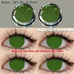 Eyeshare 1 par de lentes de contato de halloween para olhos cosplay lentes multicoloridas para olhos lentes de contato amarelas lentes azuis anuais na internet