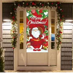 Decoração de Natal Bandeira Bandeira Pendurada Porta, Enfeites, Presentes de Natal, Decoração de Ano Novo, 2025, 2025 - loja online