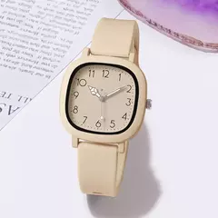 Relógio de Pulso Quartzo de Silicone feminino, Pulseira Casual, Relógio Simplicidade, Marca Original, Presente para Senhoras, Nova Moda - Wolf Magazine