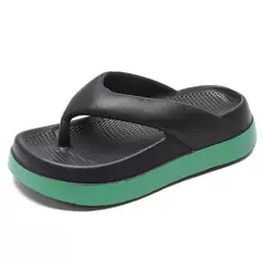 Mulher flip flops sapatos de design popular 2024 tendência sandálias de plataforma casual antiderrapante chinelos ao ar livre características únicas sandálias planas - Wolf Magazine