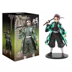 Anime demon slayer kimetsu no yaiba figura kamado tanjirou figura de ação agatsuma zenitsu nezuko guerreiro pvc modelo brinquedos na internet