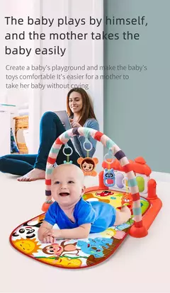 Multifuncional Fitness Frame Crawling Tapete para Crianças, Baby Gym, Play Mat, Rack Musical, Infantil, Brinquedo Educativo, Presente para Crianças - Wolf Magazine