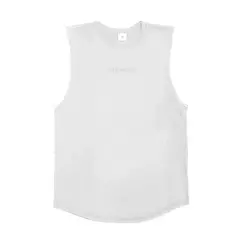 Tops sem mangas de fitness, tops confortáveis de algodão, camiseta respirável, ginásio, wicking umidade, verão - loja online