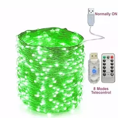 USB LED String Light, Lâmpadas, Guirlandas de fadas, Lâmpadas, Controle remoto, 8 modos, Casamento, Natal, Feriado, Decoração, 5m, 10m, 20 m, 30m - comprar online