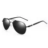 Homens E Mulheres Óculos De Sol Polarizados Coloridos Óculos Reflexivos Óculos De Condução Preto Unisex Lentes Piloto Uv400
