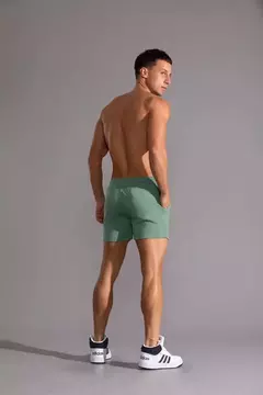 Calção de esportes fitness masculino, algodão americano, cinza, corrida, treinamento, lazer, stretch, agachamento, calça 3/4 masculina, verão - comprar online