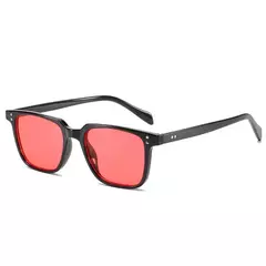 Retângulo Tony Stark Óculos De Sol Para Homens, Lente Azul, Óculos De Homem De Ferro, Brand Designer De Moda, Vintage