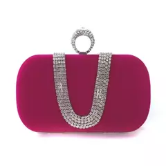 Luxo feminino sacos de noite diamante luxo embreagem saco festa diamantes senhora preto vermelho corrente bolsa ombro bolsas para bolsa - Wolf Magazine