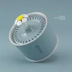Distribuidor de água potável para animais de estimação, 2,4l, filtros de carvão ativado, led, recipiente alimentador automático, interface usb - comprar online