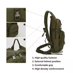 Molle Outdoor Sports Mochila, Mochilas de bicicleta, ciclismo, escalada, caminhadas, trekking, Camping Bag, 15L - comprar online