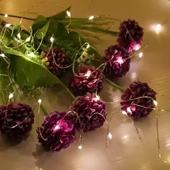 Imagem do USB LED String Lights para decoração de Natal Luzes de fadas impermeáveis Fio de cobre, Guirlanda de luz, Festa de casamento, 10 m, 20 m, 30m