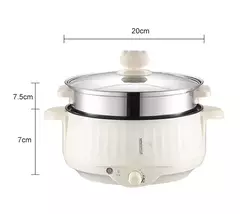 Panela elétrica de camada única ou dupla, Multi fogões, Panela antiaderente doméstica, Fogão de arroz, Eletrodomésticos de cozinha, 1-2 pessoas, 220V - loja online