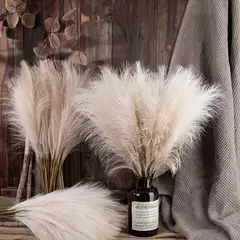Faux Pampas Grass para vaso de chão, alta para enchimento de vasos, Boho Rustic Farmhouse, Home Decor, 10pcs - loja online