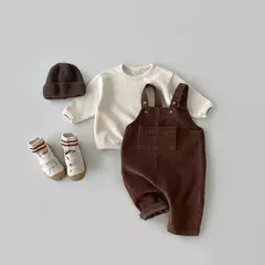 Macacão de veludo para bebê recém-nascido, macacão casual para meninos, macacão de babá para meninas, roupas de outono e inverno, 2023 - Wolf Magazine