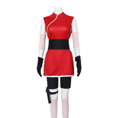 Imagem do Haruno sakura cosplay anime traje feminino meninas saia roupa unisex ninja dos desenhos animados traje de carnaval de halloween
