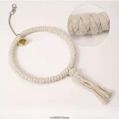 Algodão fio pendurado anel para pássaro, brinquedo do balanço gaiola papagaio, pássaro mastigando brinquedo, disjuntor de tédio, acessórios para animais - Wolf Magazine