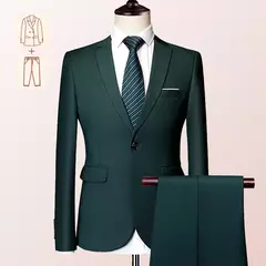 Terno casual de negócios masculino para casamentos, blazer genuíno, colete e calças, grande e alto, colete slim fit, calças de vestido, tamanho EUA na internet