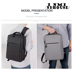 Mochila simples e elegante, mochila multifuncional de grande capacidade para deslocamento, viagens de negócios, bolsa para computador de estudante-ll - comprar online