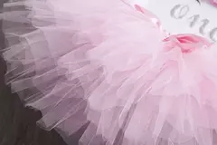 Vestido Tutu Unicórnio das meninas do bebê, 1st Birthday Party Clothes Sets, Meninas recém-nascidas Imprimir Romper, Saias de tule, Headband Outfit, 12M
