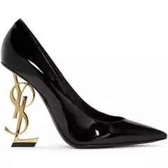 Salto alto de couro PU feminino, designer europeia e americana, estilo de moda, sapatos de festa, outono, 2024 - comprar online