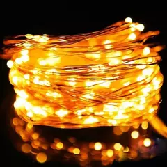 USB Bateria Operado LED String Light, Fio De Cobre, Guirlanda, Fada Iluminação Cordas, Natal, Festa De Casamento, Decoração Lâmpadas, 100-2m - loja online