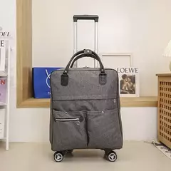 Mala de viagem Duffel impermeável unisex, portátil, expansível, dobrável sacos de bagagem com roda, sacos noturnos, durante a noite, novo - comprar online