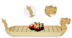Prato De Madeira Criativo Dragon Boat, Sushi Mat, Mesa De Cozinha, Lanches, Bandeja De Frutos Do Mar, Snacks e Mat, Celebridade Internet - Wolf Magazine