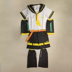 Anime rin len cosplay traje len rin cosplay len traje kagamine jk uniforme para halloween comic con outfits