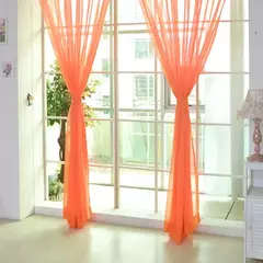 Romântico Quarto Gaze Cortina, Sala, Home Decor, Janela Sheer, Voile Cortinas, Janelas Tulle, Cortinas de porta na internet
