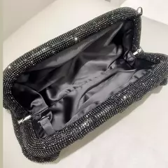 Handmade Strass Evening Clutch Bags com Punho Brilhante, Novas Dobras Bolsas, Handmade Bolsas, Designer De Luxo, Festa De Casamento, Alta Qualidade - Wolf Magazine
