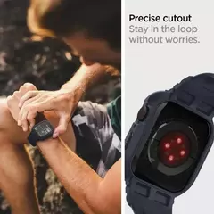 Armadura robusta Pro projetada para Apple Watch Ultra 2 capa de borracha com pulseira série 9/8/SE2/7/6/SE/5/4 45 mm/44 mm 41 mm 40 mm - loja online
