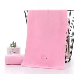 Toalhas de banho de algodão bonito para bebê, Toalha absorvente macia para crianças, Toalha para crianças, Toalha de banho, 50x25cm