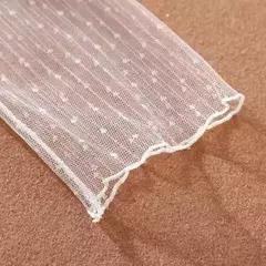 Top de mangas compridas transparente ultrafino feminino, casaco feminino com renda, monocromático, gola simulada, camisa feminina visível, primavera, verão - comprar online