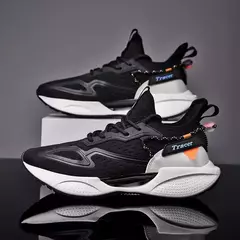 Tênis de corrida casual masculino, tênis ao ar livre, calçados esportivos da moda, malha respirável, amortecimento, calçado de basquete - comprar online